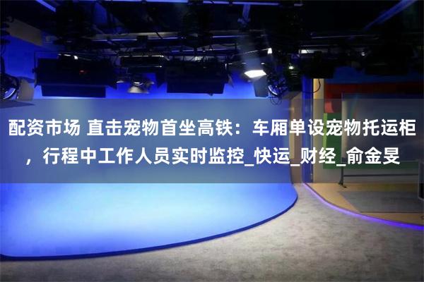 配资市场 直击宠物首坐高铁：车厢单设宠物托运柜，行程中工作人员实时监控_快运_财经_俞金旻