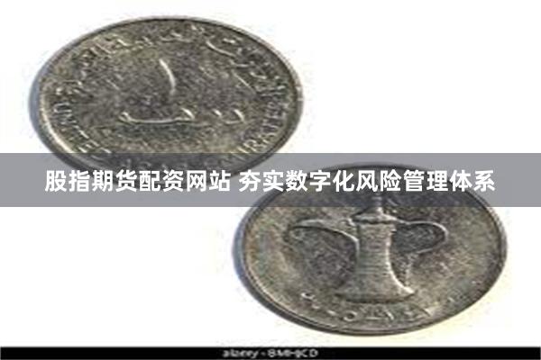 股指期货配资网站 夯实数字化风险管理体系