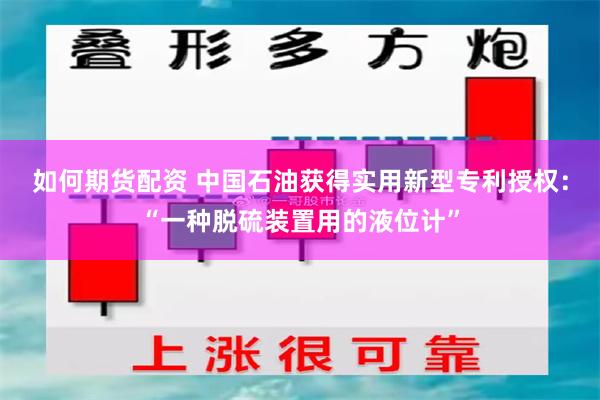 如何期货配资 中国石油获得实用新型专利授权：“一种脱硫装置用的液位计”