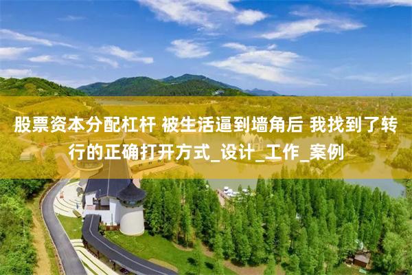 股票资本分配杠杆 被生活逼到墙角后 我找到了转行的正确打开方式_设计_工作_案例
