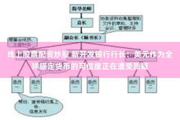 线上股票配资炒股 新开发银行行长：美元作为全球锚定货币的可信度正在遭受质疑