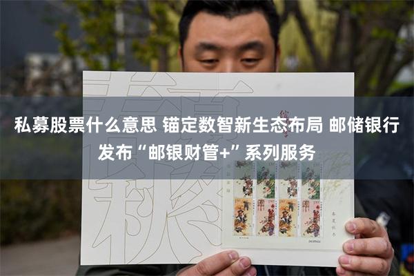私募股票什么意思 锚定数智新生态布局 邮储银行发布“邮银财管+”系列服务